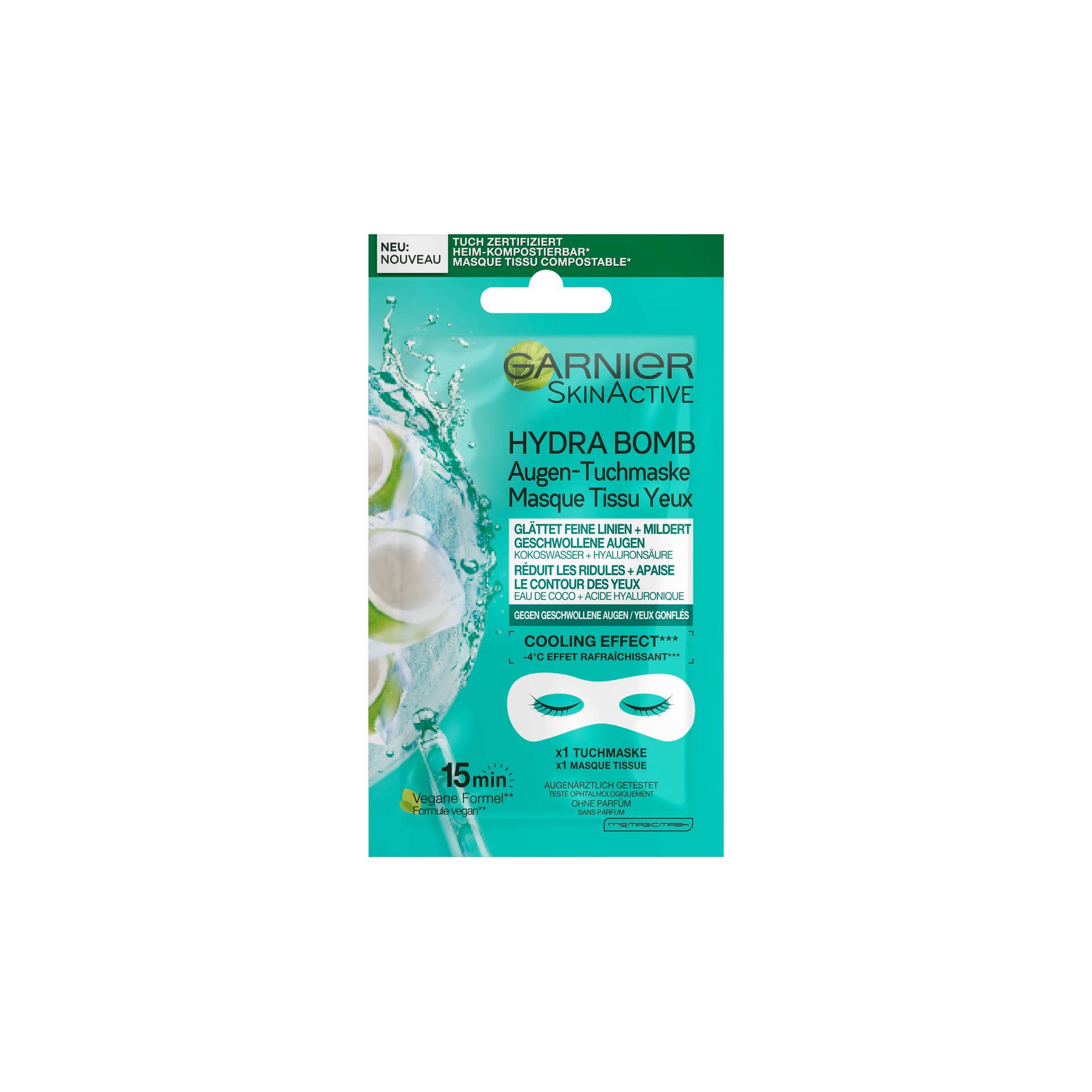 3600542154710 MASQUE TISSU YEUX EAU DE COCO ANTI RIDES